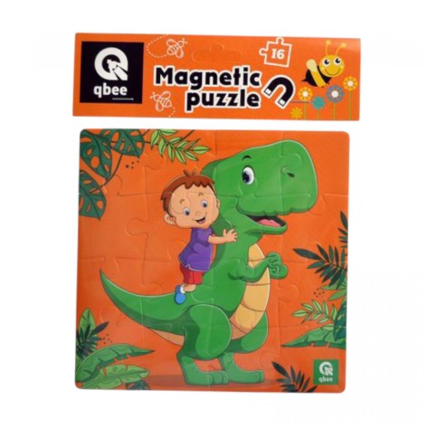 Пазлы фомовые магнитные – 16 элм. "Дино друг"