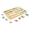 Дерев'яний сортер "Абетка з малюнками" нар. 42*28*1 см. Арта3-30273 PuzzleOk