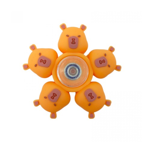 Спинер резиновый КАПИБАРА (РЫЖИЙ)