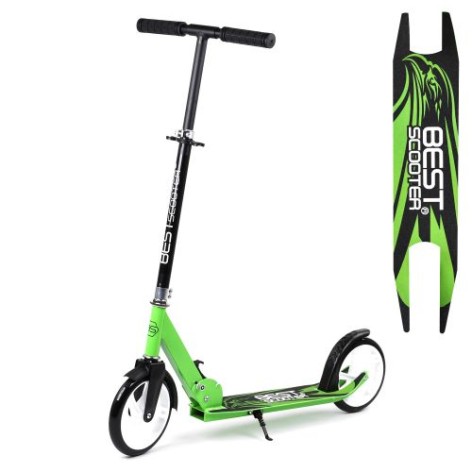 Самокат двухколесный "Best Scooter", салатовый