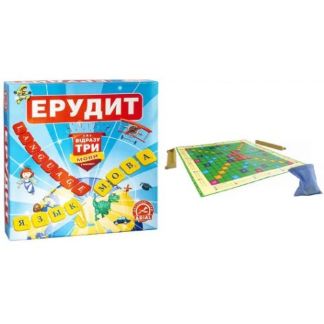 Настільна гра "Ерудит", 3 мови