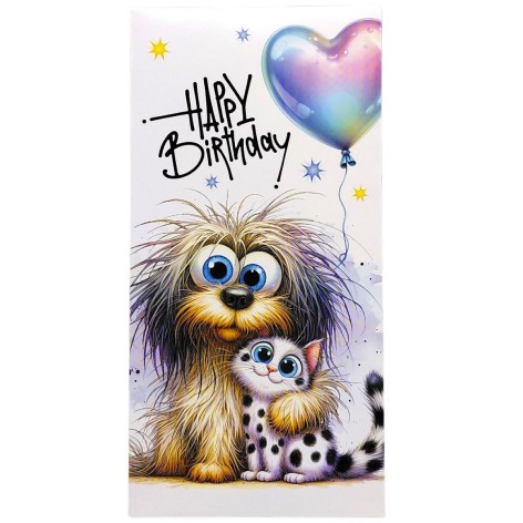 Конверт поздравительный (для денег) 16.5х9х0,5 см