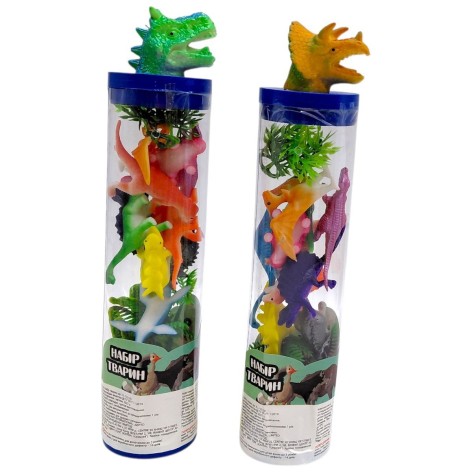 НАБОР ЖИВОТНЫХ В КОЛБЕ (ДИНОЗАВРЫ)