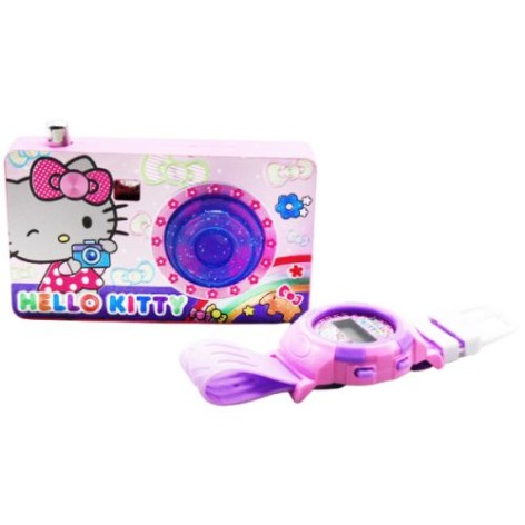 Дитячий набір "Hello Kitty: фотоапарат+годинник"