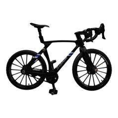 Велосипед металлический в коробке р.13x5,4x9,4см (Черный)