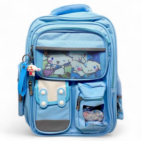 Рюкзак школьный "Sanrio/Санрио. Cinnamoroll/Синаморол", 31×41×15 см (ГОЛУБОЙ)