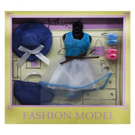 Вбрання для ляльки "Fashion", блакитний