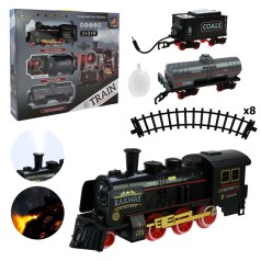 Залізниця (батар.,свiтло,звук,пар) коробка - 37,5*33*5,5см