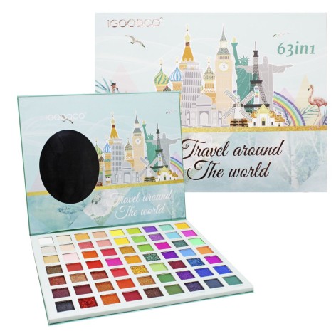 Набор теней для век "Igoodco", 63 цвета