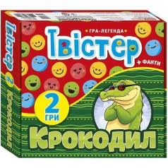 Игра "Твистер+крокодил (укр)