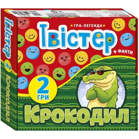 Игра "Твистер+крокодил (укр)