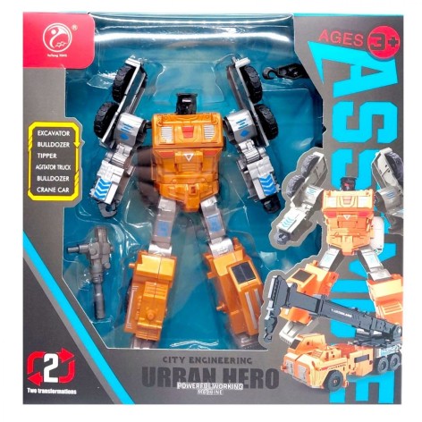 Робот "Urban Hero" стройтехника (РЫЖИЙ)