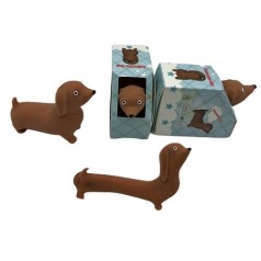 Іграшка-тягучка "Такса" 8см