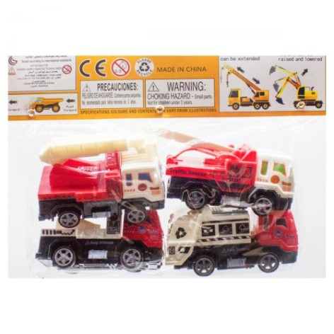 Набір пластикових машинок 