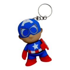 3D Брелоки HERO CAPITAN AMERICA MARVEL / КАПІТАН АМЕРИКА Марвел KEYCHAIN, 3D печать