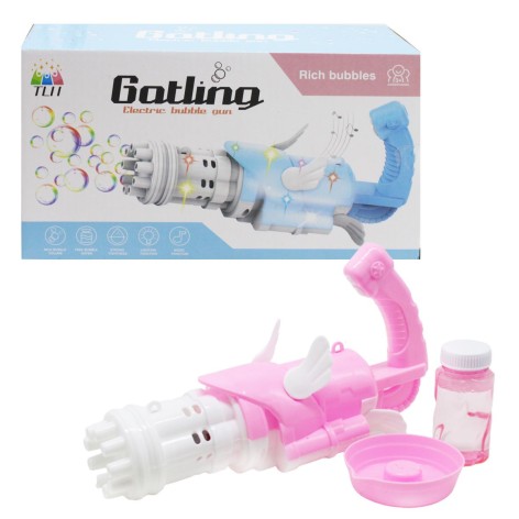 Установка з мильними бульбашками "Gatling", рожева