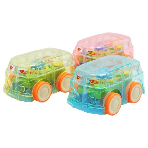 Інерційна машинка "Автобус" із шестернями