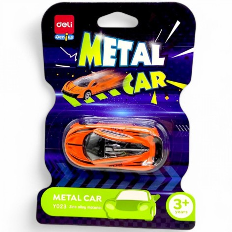 Машинка металева Deli "Urban cars" (помаранчева)