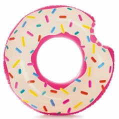 Уценка. Круг надувной "Розовый пончик" (94 см) - Повреждена упаковка.