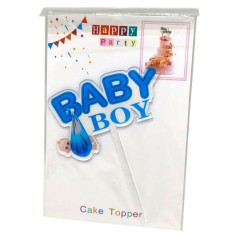 Топпер на торт "Baby boy" 14см (36099)