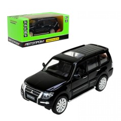 Машина мет. 1:33 "Mitsubishi Pajero 4WD Turbo", капот,багажник,батар., свет, звук, откр.двери, короб.18*9*8 см