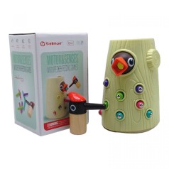Магнитная игра C 61430 дятел, магнитные червячки, в коробке