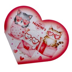 Открытка поздравительная "Валентинка" 15,1х8,2 см