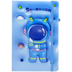 Блокнот "SPACEMAN" твердый переплет, А5 (ГОЛУБОЙ)