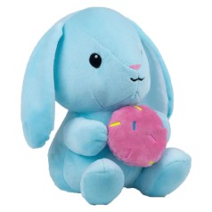 Мягкая игрушка "Зайка с пончиком", голубой