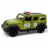 Машинка металлическая "АВТОПРОМ. JEEP" (военная)