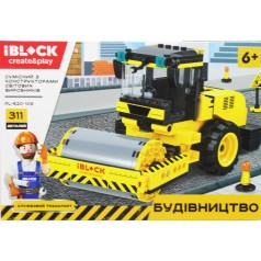 Конструктор IBLOCK арт. PL-920-106 (30шт) ЗДОРОВЬЕ, 311дет., инстр.украин. язык, собран. короб. 38*26*6 см