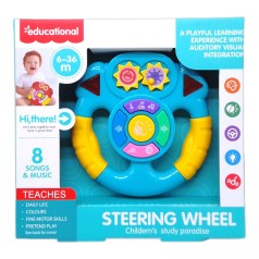 Музыкальный руль "Steering wheel" (голубой)