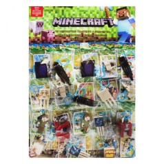 Фигурки "Minecraft" на листе, 20 штук