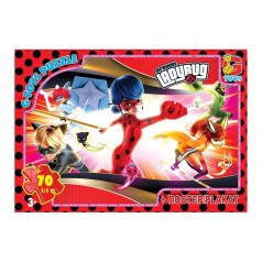 Пазлы ТМ "G-Toys" из серии "Леди Баг", 70 эл.