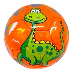 Мяч детский №2 "Динозавры" (ОРАНЖЕВЫЙ)