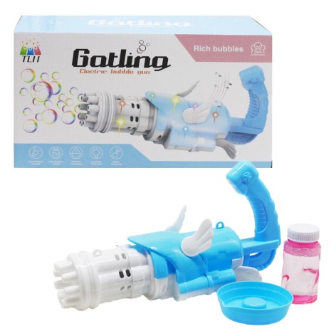 Установка с мыльными пузырями "Gatling", голубая