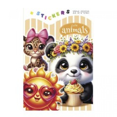 Раскраска 135 х 190мм. (CUTE ANIMALS)