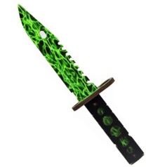 Нож штик зеленый