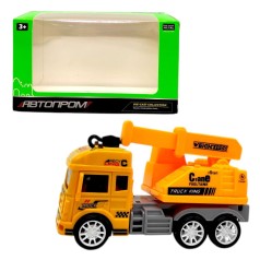 Машинка с металлической кабиной "Автопром" (КРАН)