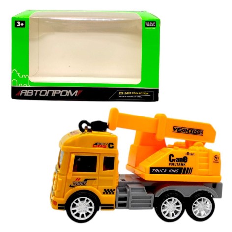 Машинка с металлической кабиной "Автопром" (КРАН)