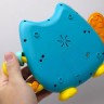 Музыкальная игрушка "Сова-всезнайка", ОСВУЧЕНИЕ УКРАИНСКИМ ЯЗЫКОМ, размер: 22х4.5х15 см подсветки, песни, сказки, стишки о животных, сортер, бусины, регулировка громкости