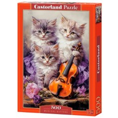 Пазлы "Музыкальные котята" 500 элементов