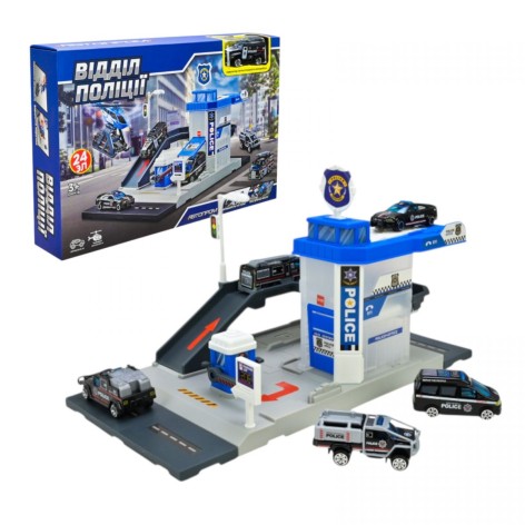 Игровой набор ПОЛИЦЕЙСКИЙ УЧАСТОК, короб. 36*24*6,5см