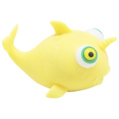 Игрушка-антистресс "Нарвал", желтый