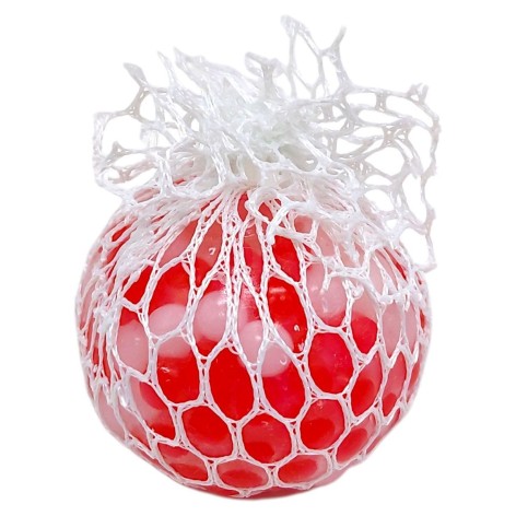 Антистресс в сетке "Мозги" (КРАСНЫЙ)