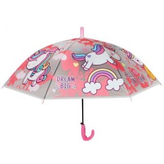 Зонт детский розовый