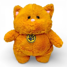 Мягкая игрушка "Кот Пуховичок" 34 см (Рыжий)