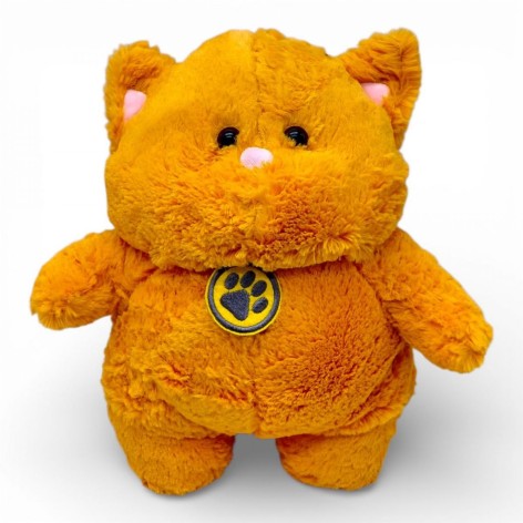 Мягкая игрушка "Кот Пуховичок" 34 см (Рыжий)