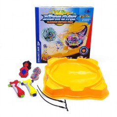 Бейблейд(BeyBlade) набор - арена, 2 волчка, 2 запускателя, металлические утяжелители, подсветка