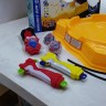 Бейблейд(BeyBlade) набор - арена, 2 волчка, 2 запускателя, металлические утяжелители, подсветка